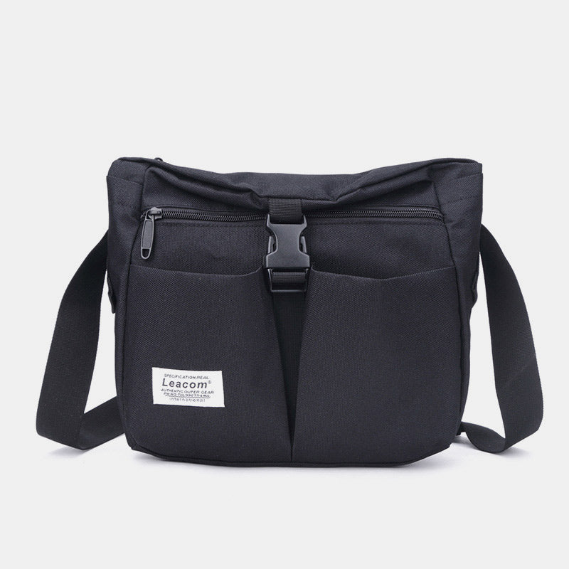 Water Resistant Tactical Shoulder Bag for Men Lightweight Nylon Crossbody Bag