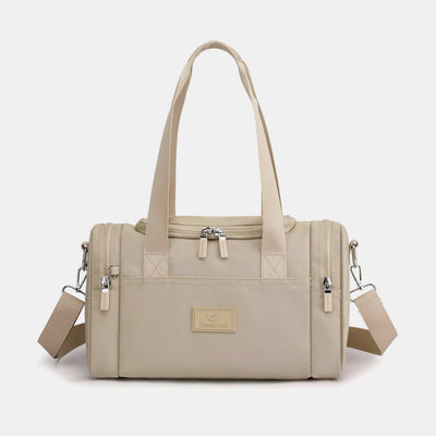 3 Way-Use Waterproof Large Capacity Casual Crossbody Bag  - Wheat - image 20