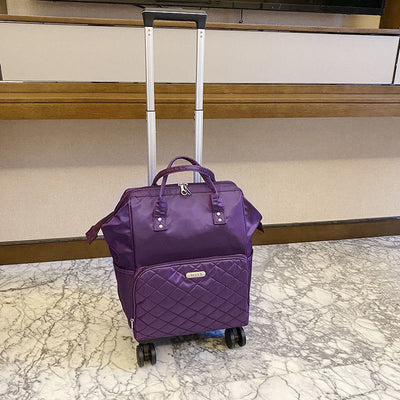 Detachable Travel Backpack Pull Rod Duffel Bag For Women Men