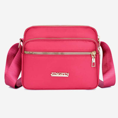 Super Large Capacity Multi-Compartment Waterproof Casual Crossbody Bag