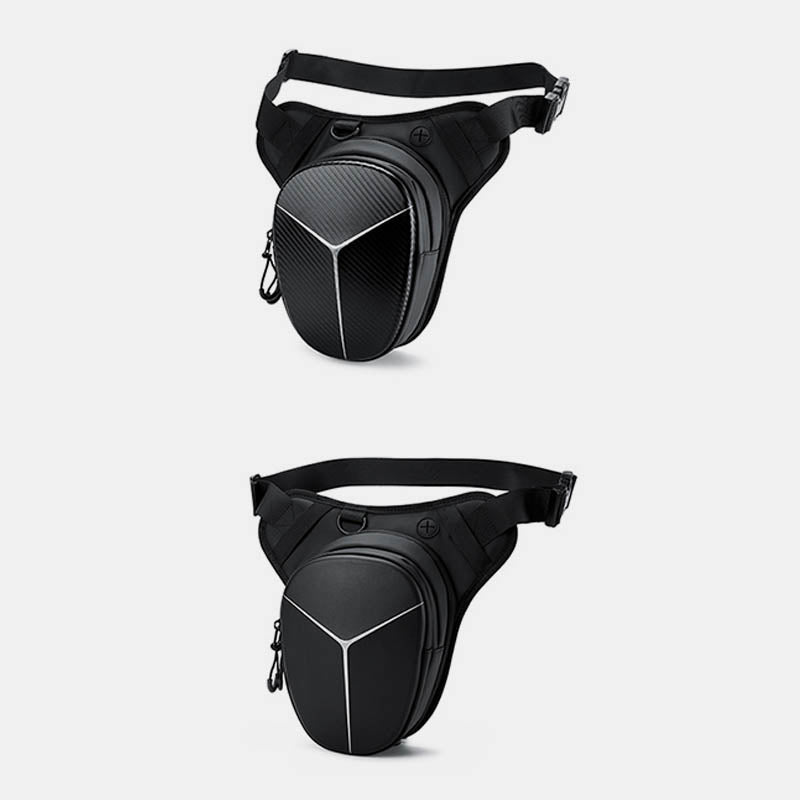 Drop Leg Bag for Men Women Hard Shell Motorcycle Waist Pack