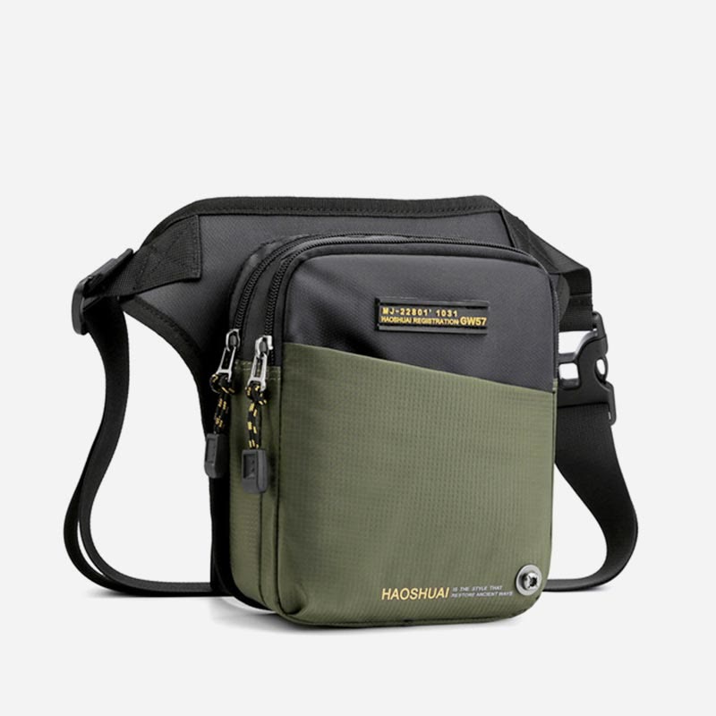 Crossbody Bag For Men Casual Outdoor Riding Sports Waterproof Bag