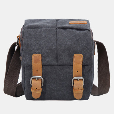 Unisex Waterproof Waxed Canvas DSLR/SLR Bag Case Compact Camera Bag