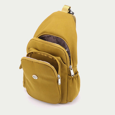 Multifunctional Sling Bag For Women Portable Waterproof Nylon Backpack