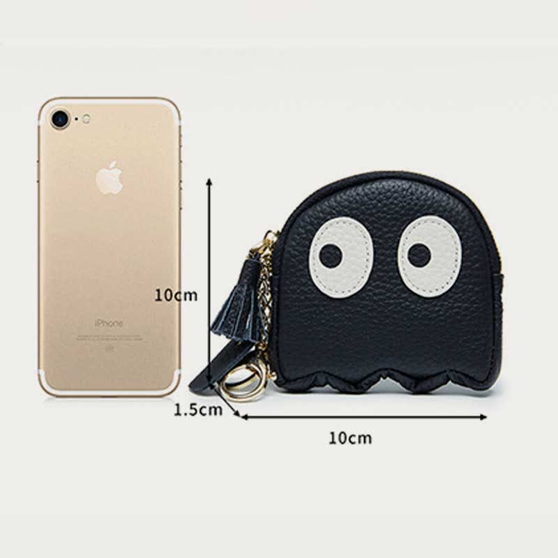 Cute Coin Purse for Women Girls Genuine Leather Change Pouch Wallet