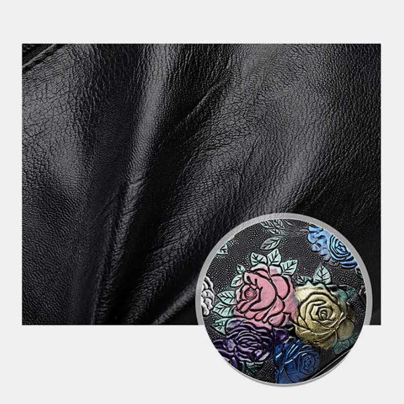 Women Multi-pocket Floral Crossbody Bag Roomy Shoulder Handbag Purses