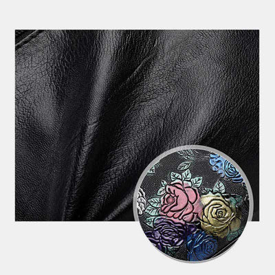 Women Multi-pocket Floral Crossbody Bag Roomy Shoulder Handbag Purses