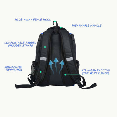 Baseball Equipment Backpack Kids Adult Training Outdoor Sports Bag