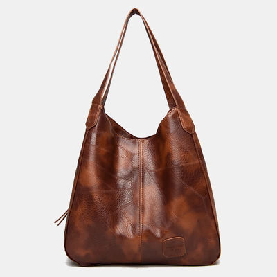 Large Capacity Simply Fashion Shoulder Bag Triple Layer Hobo Bag