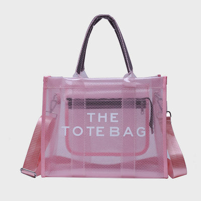 Tote Bag For Women Large Capacity Transparent PVC Crossbody Beach Bag
