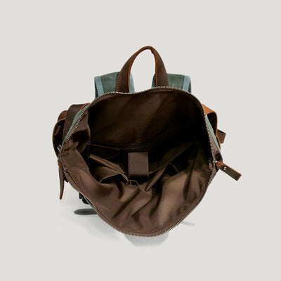 Retro Large Canvas Backpack Multi-Pocket Waterproof Travel Backpack Fit 15.6'' Laptop