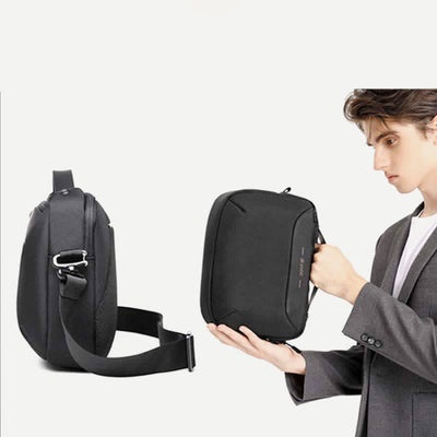 Waterproof Small Messenger Bag for Men Casual Business Shoulder Bag