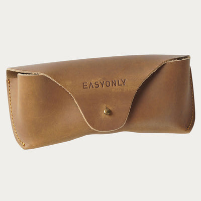 Retro Glasses Storage Bag Portable Lightweight Leather Belt Purse