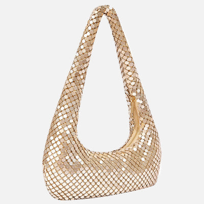 Evening Bag For Women Metal Bling Sparkly Party Purse Handbag