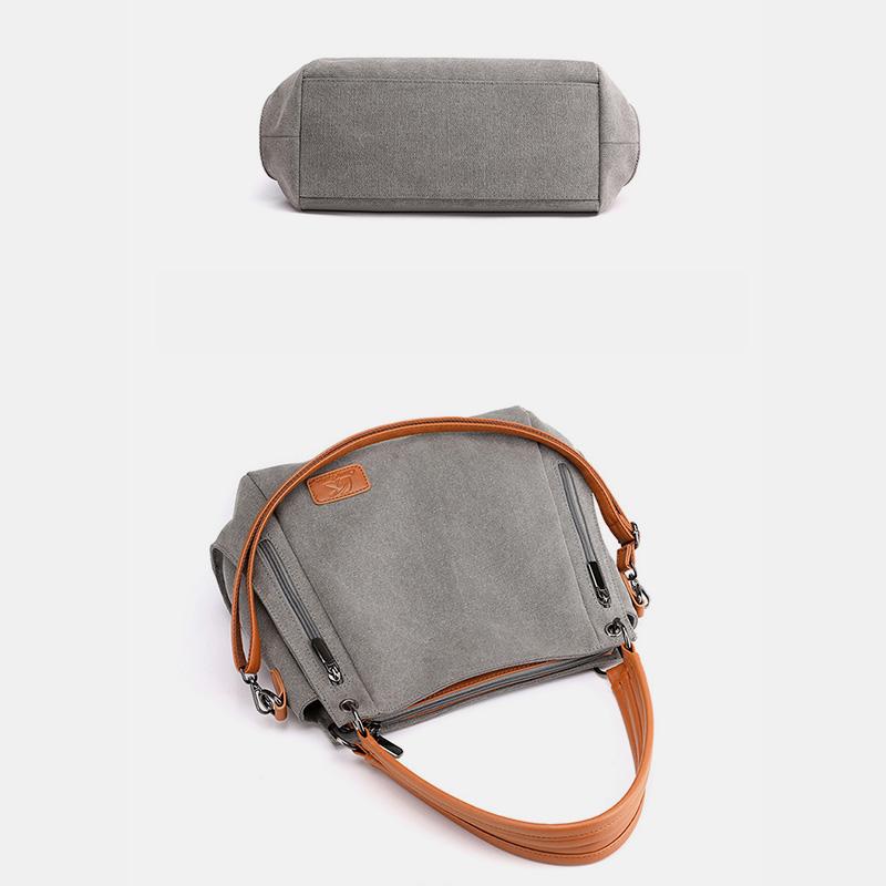 Large Capacity Casual Canvas Crossbody Bag