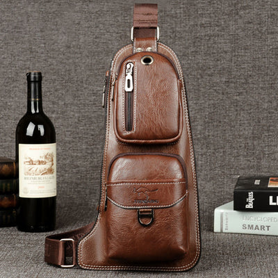 Sling Bag Backpack for Men Crossbody Chest Bag Daypack Outdoor Travel