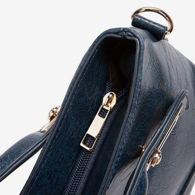 Vintage Tote For Women Wax Genuine Leather Crossbody Bag
