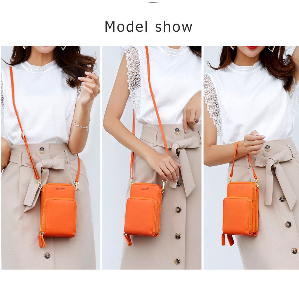 Large Capacity Multi-Pocket Crossbody Phone Bag
