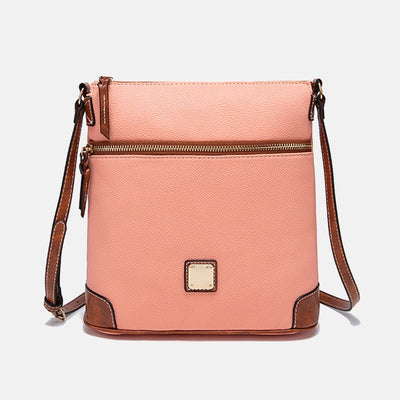 Crossbody Bag For Women Lychee Grain Texture Multi-color Leather Bag
