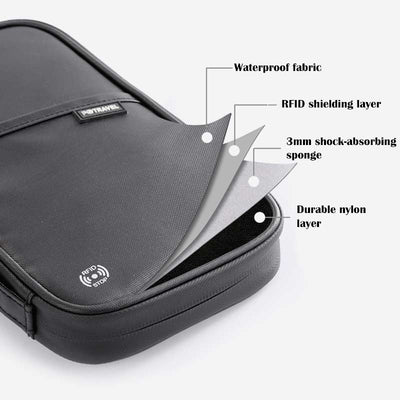 RFID Multifunctional Waterproof Passport Holder