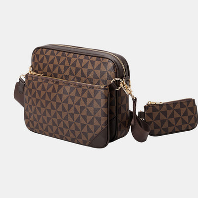 Classic Smaill 3 Pcs Crossbody Bag Set Unisex Clutch Purse Set