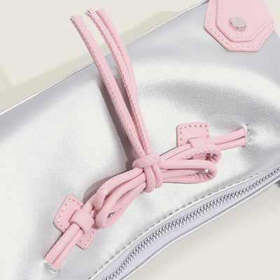Shoulder Bag For Women Light Color Vegan Leather Daily Purse