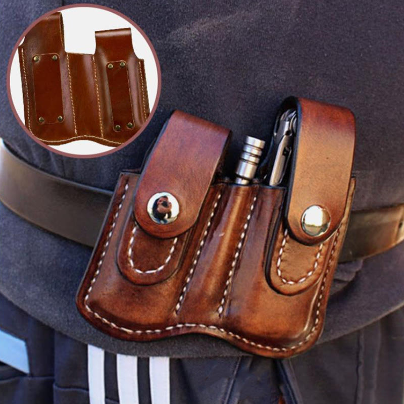 Leather Waist Bag For Women Men Outside The Waistband Carry