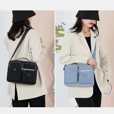 Lightweight Handbag Crossbody Purse Multi Pocket Travel Work Shoulder Messenger Bag