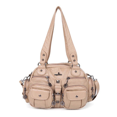 Solid Color Fashion Dumplings Messenger Bag