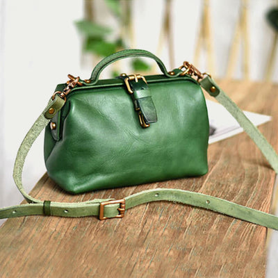 Handmade Crossbody Bag For Women Horizontal Retro Soft Shopping Bag