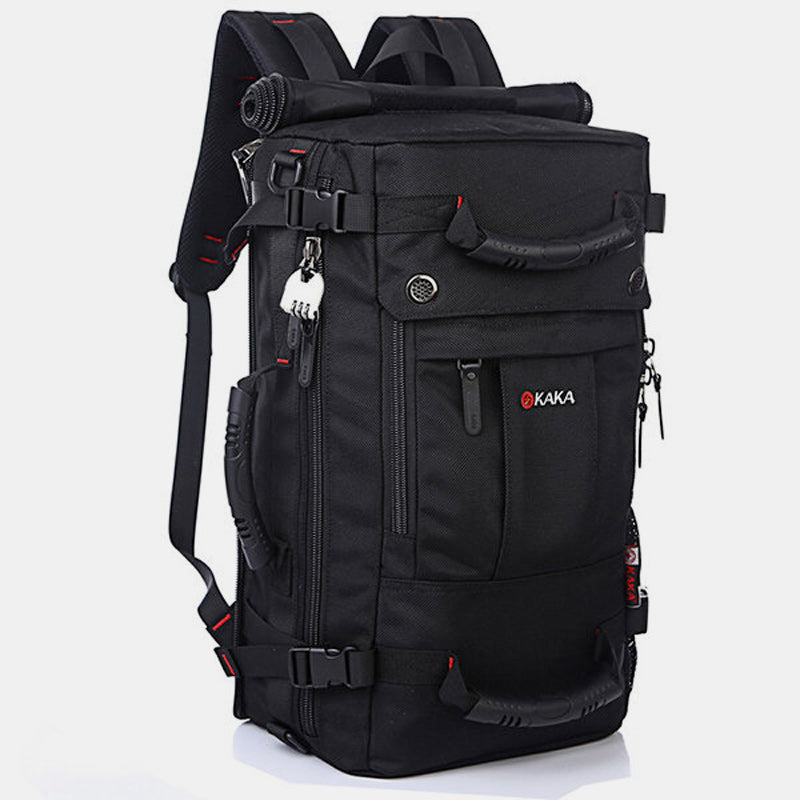 Large Capacity Travel Backpack Convertible Shoulder Bag With Password Lock