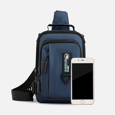 Practical Crossbody Sling Bag For Men Waterproof Travel Satchel Purse