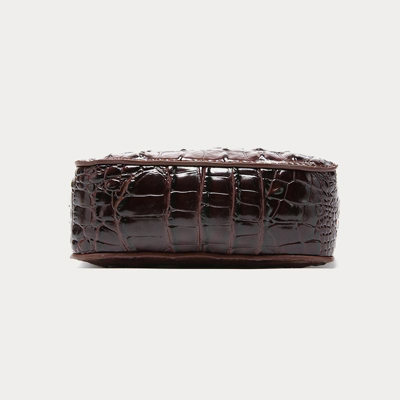 Crossbody Bag For Women Retro Crocodile Pattern Phone Bag