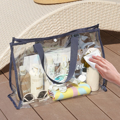 Beach Bag For Holiday Travel Waterproof Transparent Portable Swimming Bag