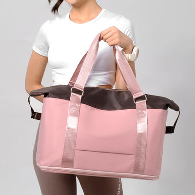 Duffel Bag for Women Large Storage Luggage Bag with Dry Wet Depart Pocket