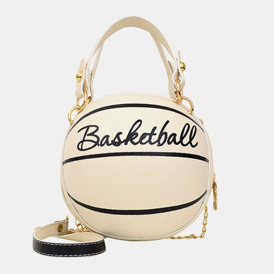 Unique Design Basketball Football Look Mini Round Bag