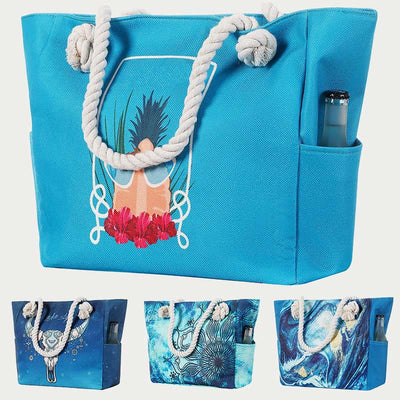 Tote For Daily Use Beach Travel Multi Function Canvas Bag