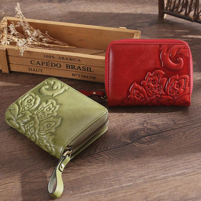 Multifunctional Retro Genuine Leather Coin Purse