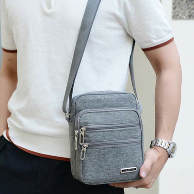 Crossbody Bag for Men Travel Passport Cellphone Wallet Bag Small Pouch