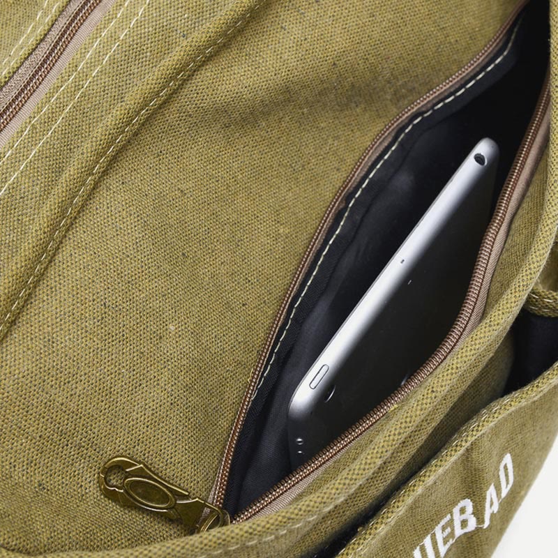 Messenger Bag For Men Vintage Canvas Large Crossbody Kit