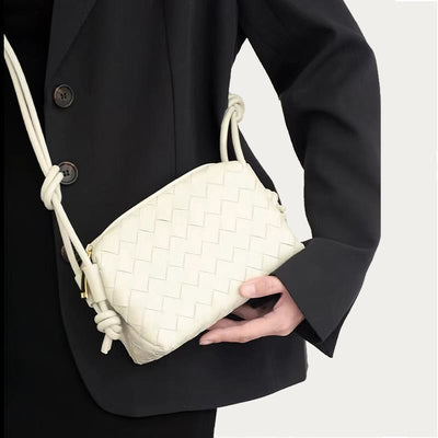 Crossbody Bag For Women Knitted Plaid Pattern Phone Bag