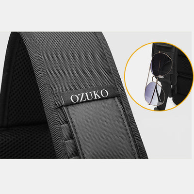Water-Resistant Sling Bag With USB Charging Port