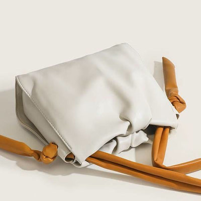Elegant Crossbody Bag For Women Soft Leather Cloud Pattern Bag