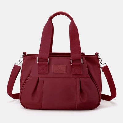 Triple Layer Nylon Purses for Women Top Handle Satchel Crossbody Bag