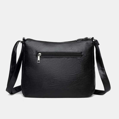 Women Multi-pocket Floral Crossbody Bag Roomy Shoulder Handbag Purses