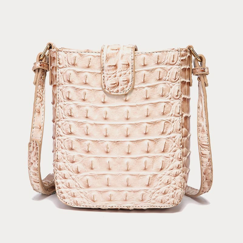 Crossbody Bag For Women Retro Crocodile Pattern Phone Bag