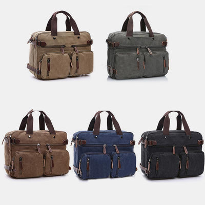 3 Way-Use Large Capacity British Style Briefcase