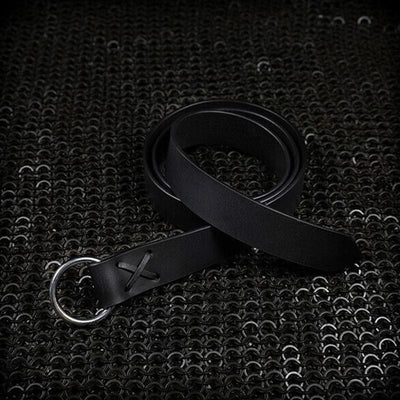 Medieval Sabre Belt Viking Knight Celtic Ring Leather Holster