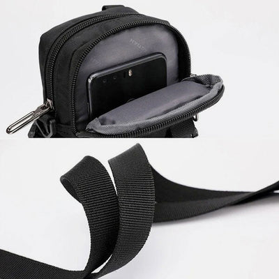 Waterproof Multifunction Solid Crossbody Bag