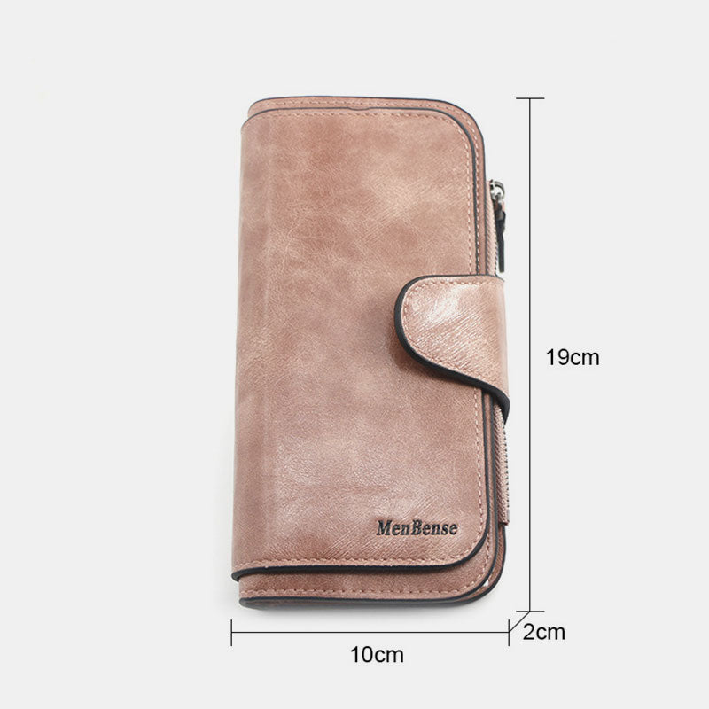 Multifunctional Vintage Large Capacity Long Wallet